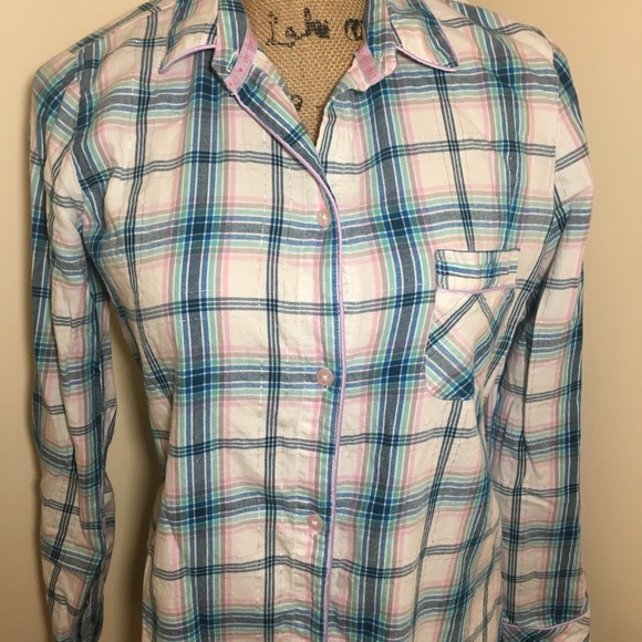 Victoria’s Secret Flannel Burton Up Sleep Shirt - Picture 3 of 5